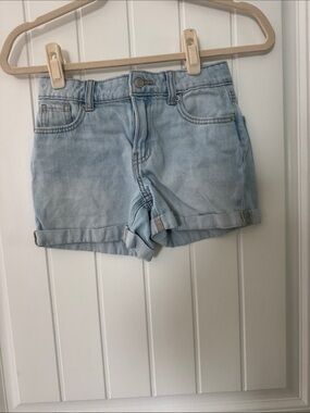 wonder nation Light Blue Rolled Hem Jean Shorts